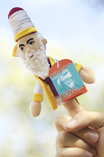 Unemployed Philosophers Guild Rumi Finger Puppet and Refrigerator Magnet - For Kids and Adults