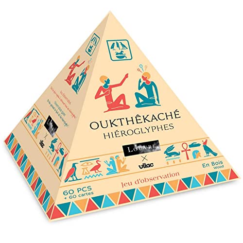 VILAC- Hieroglyph Oukthêkaché Search Game-Musée du Louvre Juegos de Mesa, Multicolor (9505)