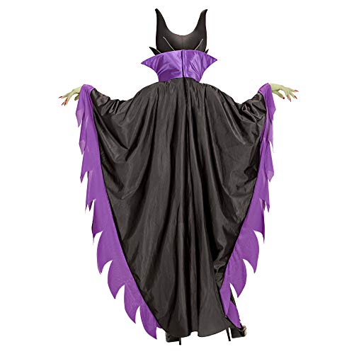 W WIDMANN Witch Widmann 39924 – Disfraz de maleza con cuello, sombrero, bruja, carnaval, fiesta temática, Halloween, multicolor, extra-large