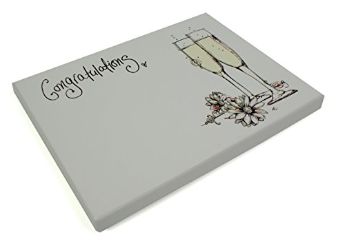 Wedding Or Anniversary Guest Book In Gift Box by Tracey Russell
