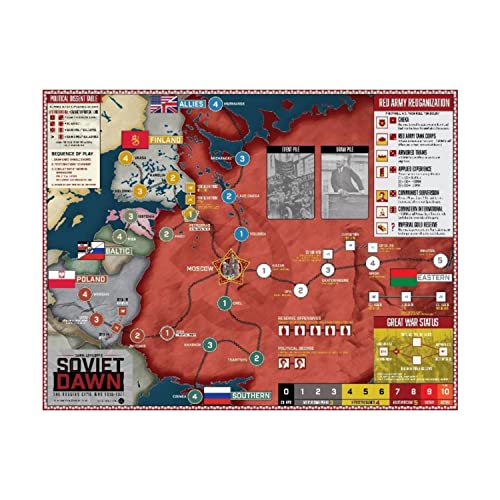 Worthington Games Soviet Dawn: The Russian Civil War 1918-1921 Deluxe Edition - Juego de mesa