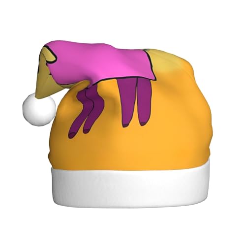 YYHHAOFA Sombrero de Navidad de camello en el desierto de dibujos animados para adultos: suave y ligero, ideal para eventos escolares, fiestas de vacaciones, etc.